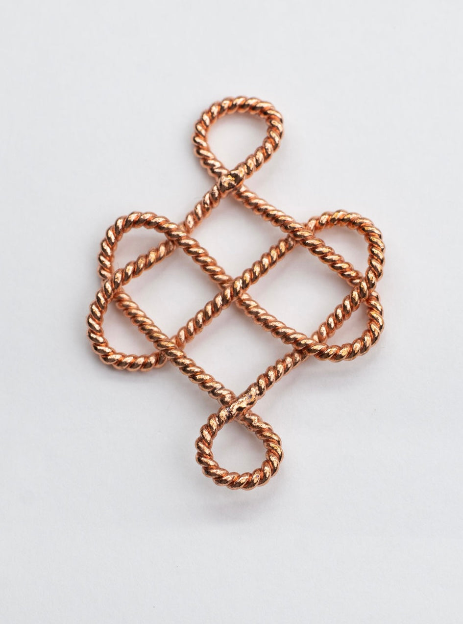 Tensor Kettenanhänger „Keltischer Knoten & Herz Infinity“