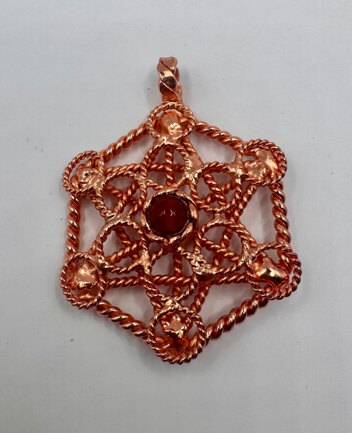 Tensor-Kettenanhänger Metatron mit Stein