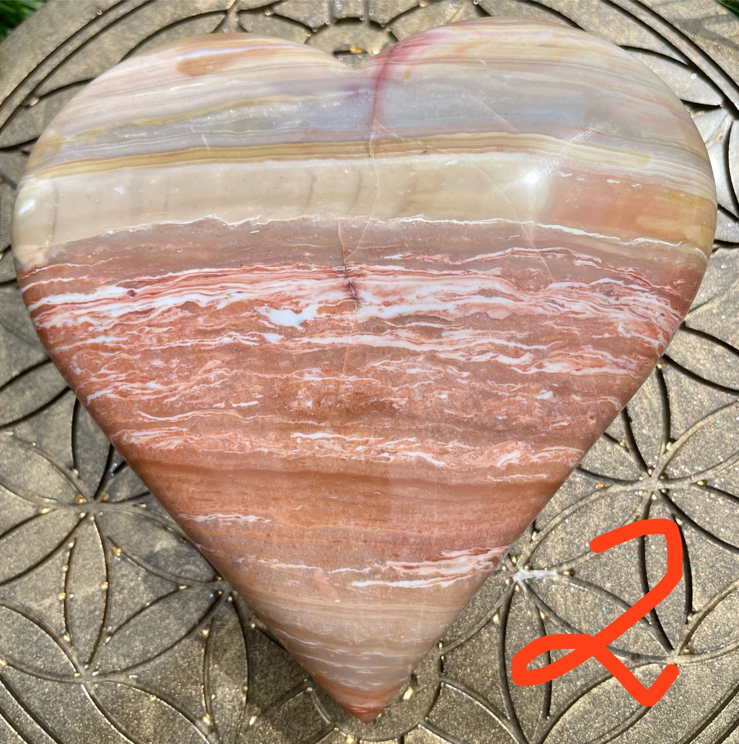 Bänder Jaspis Herzen