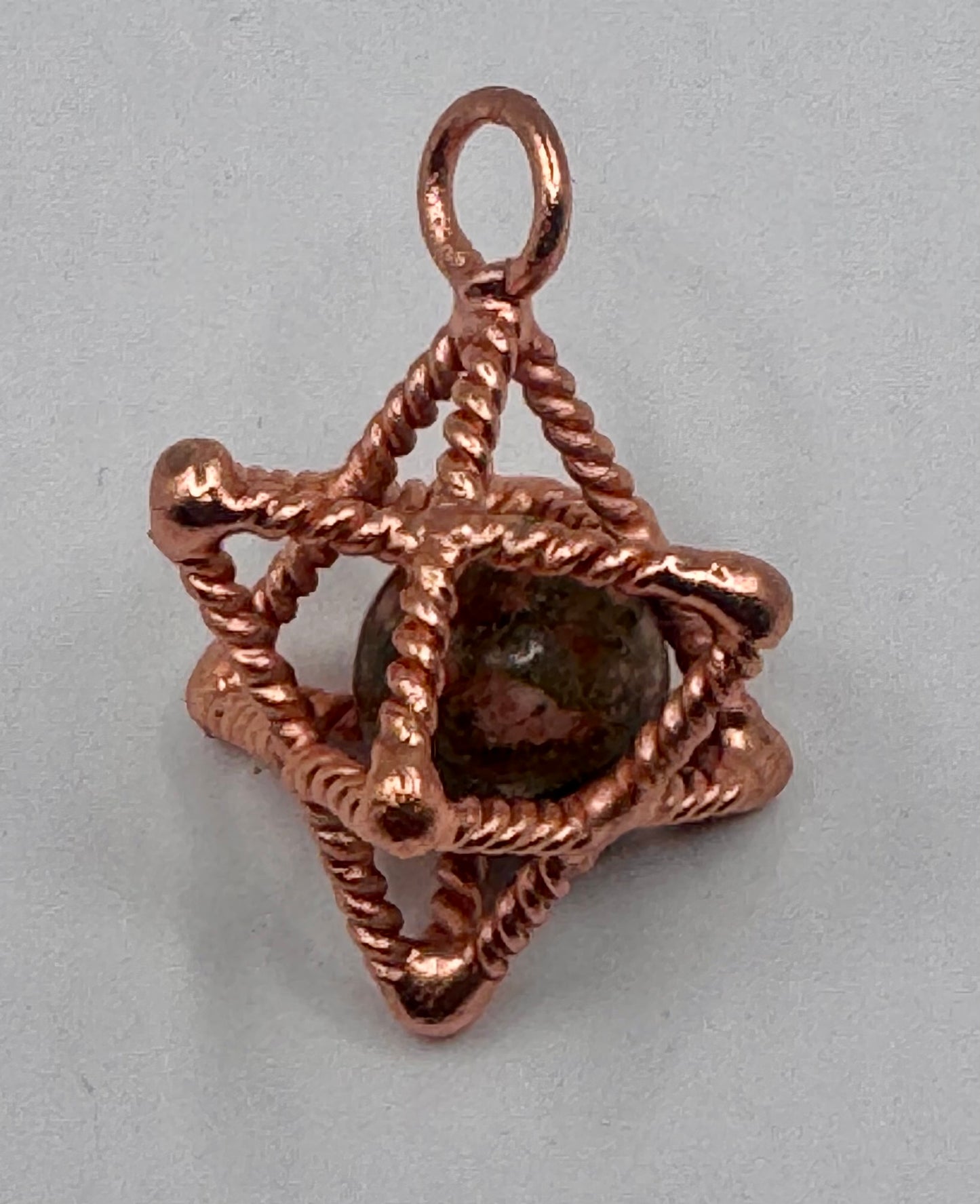 Tensor Amulette „Merkaba mit Stein“