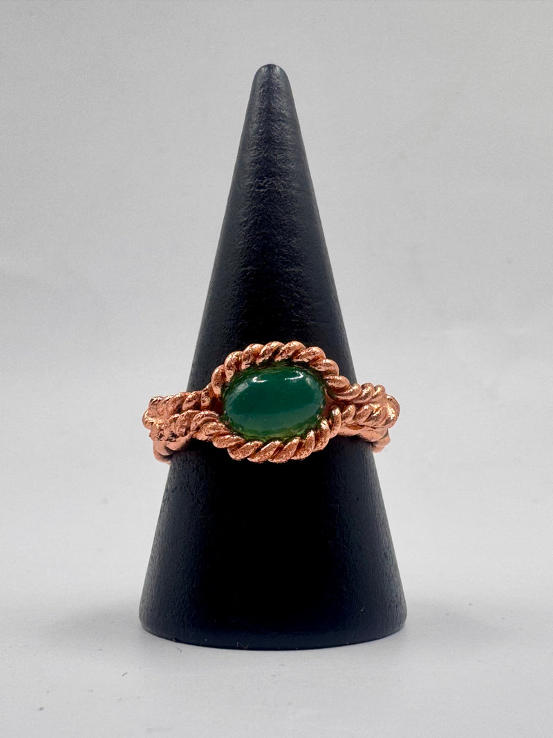 Tensor Fingerring mit Stein