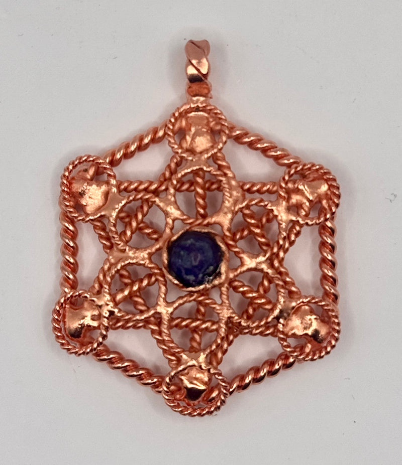 Tensor-Kettenanhänger Metatron mit Stein