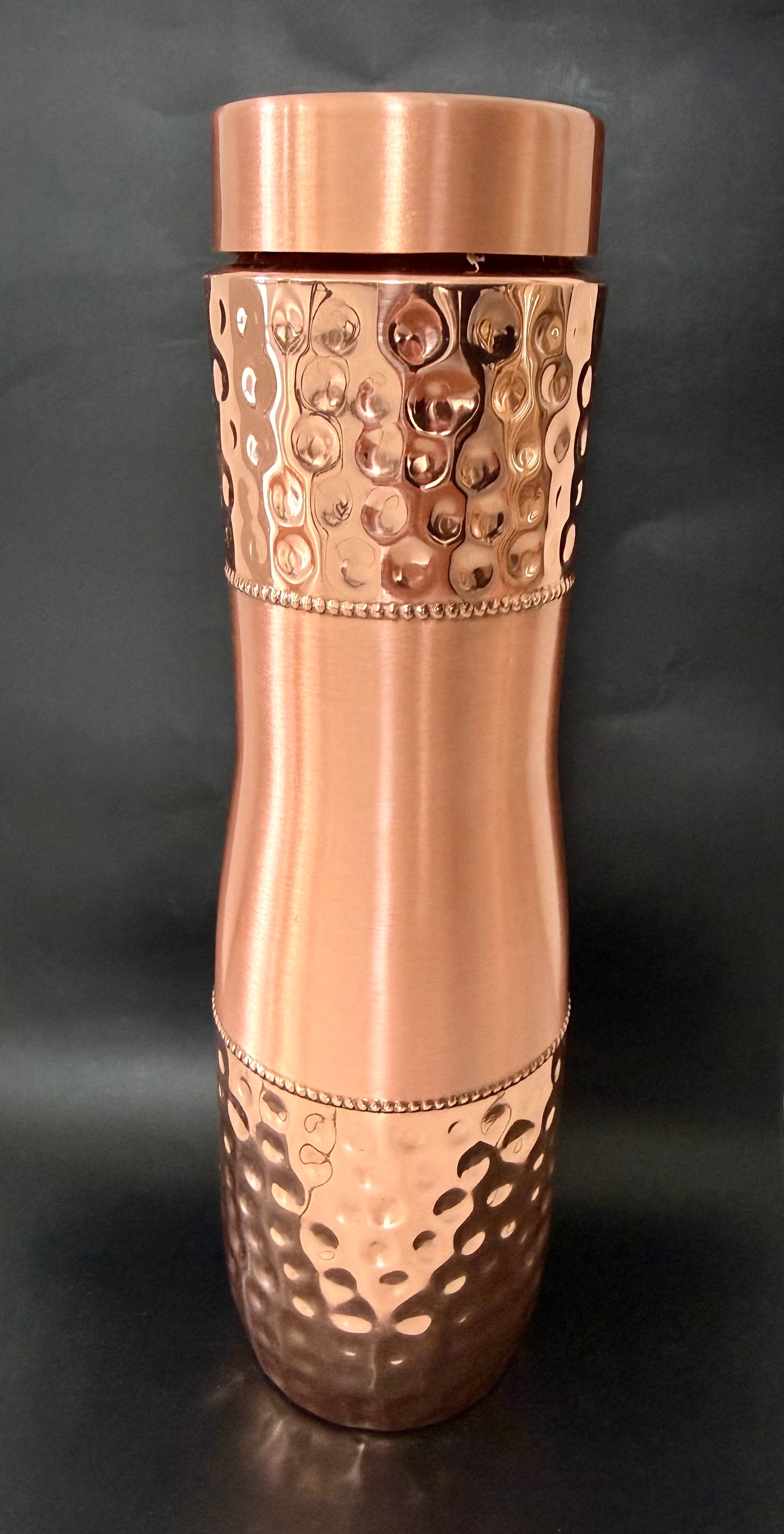 Kupferflaschen - verschiedene Modelle(100% Kupfer - handmade in Indien)