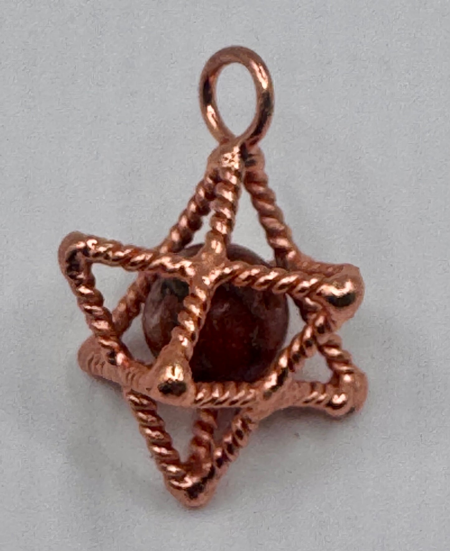 Tensor Amulette „Merkaba mit Stein“