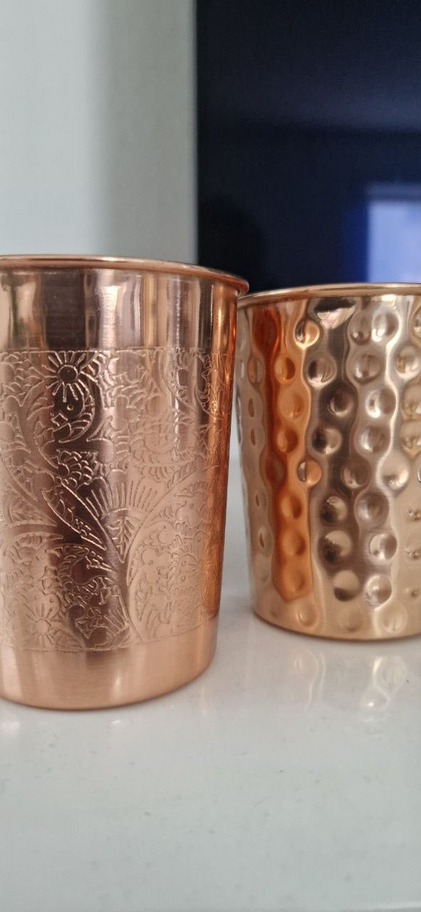 Kupferbecher (100% Kupfer - handmade in Indien)