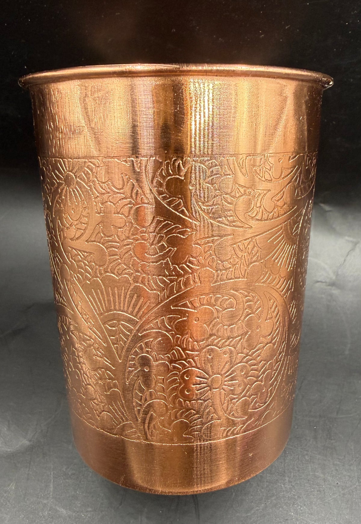 Kupferbecher (100% Kupfer - handmade in Indien)