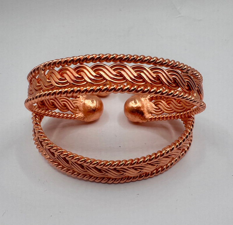 Tensor triple Armreif offen mit Kugeln