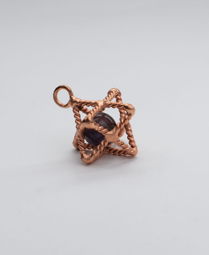 Tensor Amulette „Merkaba mit Stein“