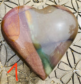 Polychrome Jaspis Herzen