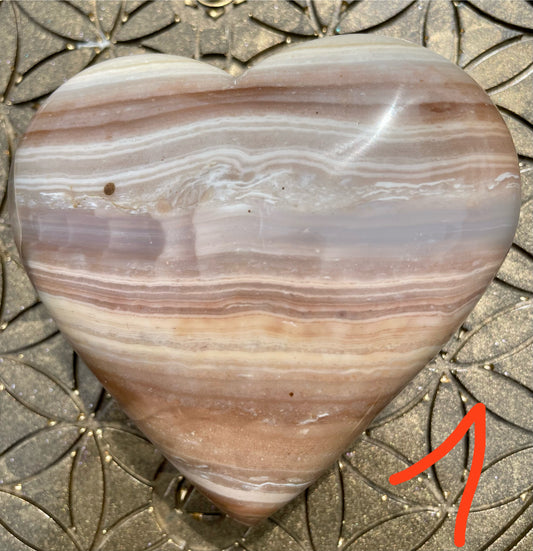 Bänder Jaspis Herzen