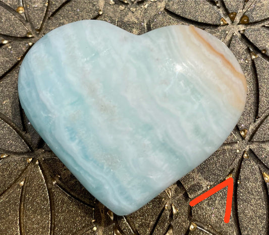 Caribbean Calcit Herzen