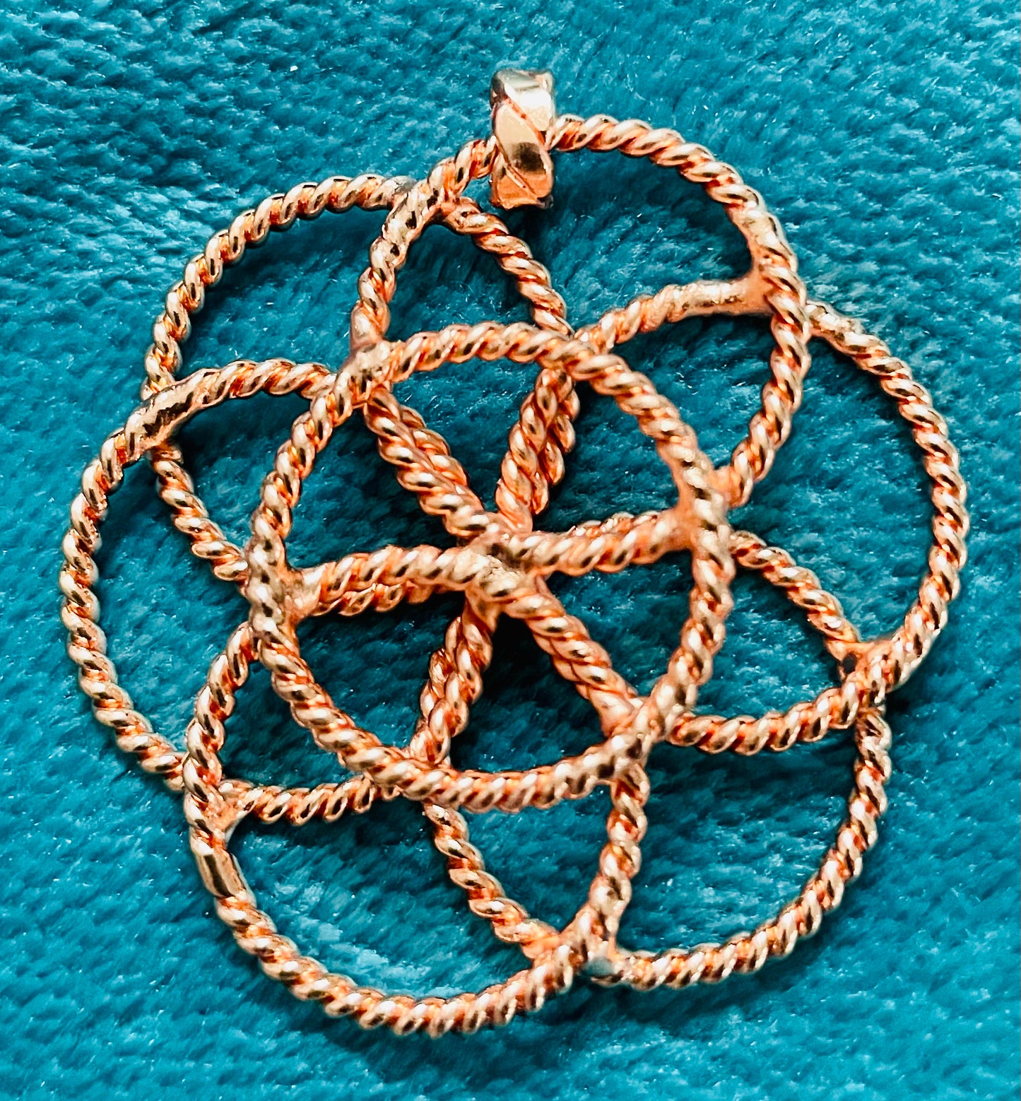 Tensor-Kettenanhänger Blume des Lebens 🌷⚛️ - Gaia-healing.de