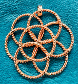 Tensor-Kettenanhänger Blume des Lebens 🌷⚛️ - Gaia-healing.de