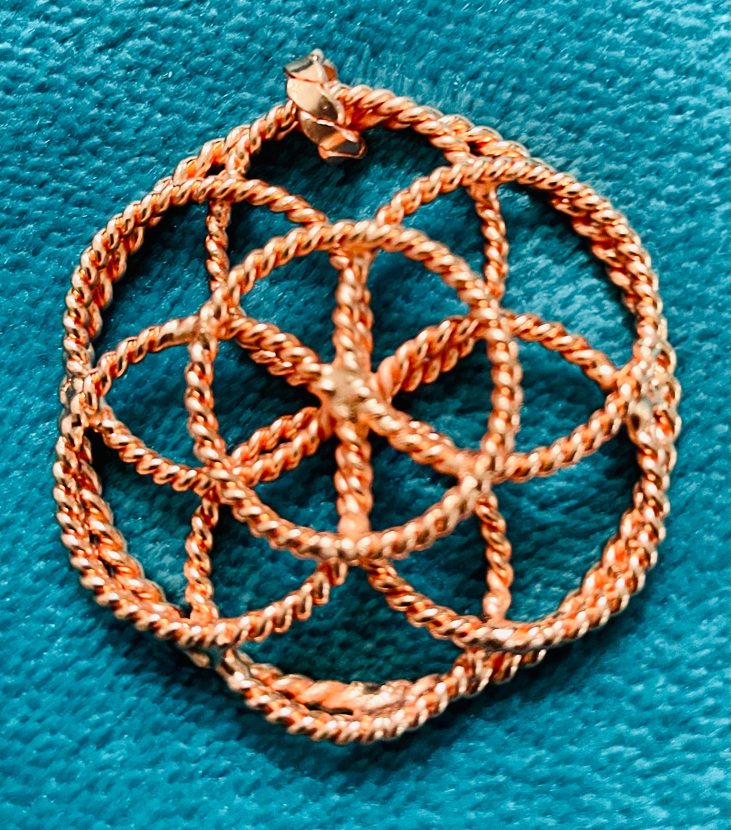 Tensor-Kettenanhänger Blume des Lebens 🌷⚛️ - Gaia-healing.de