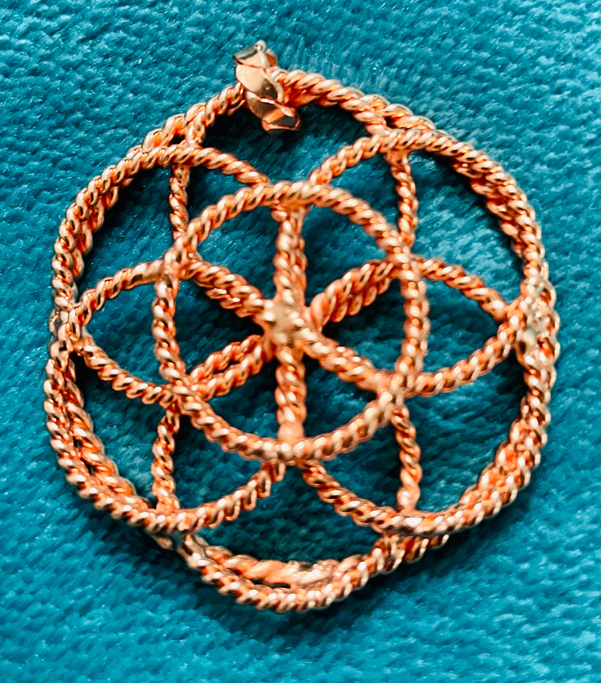 Tensor-Kettenanhänger Blume des Lebens 🌷⚛️ - Gaia-healing.de