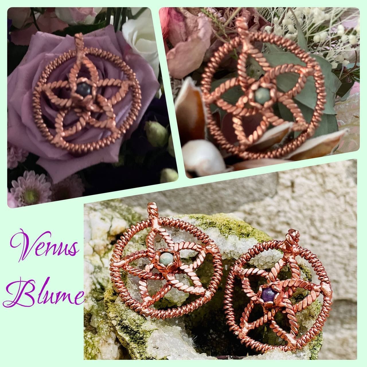 Tensor-Kettenanhänger Venusblume 🌸 - Gaia-healing.de